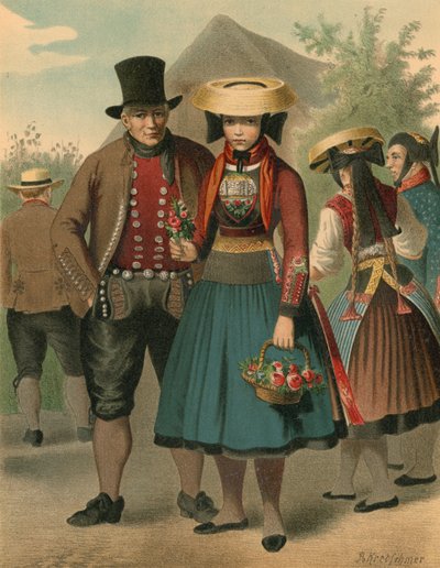 Traje alemán, Vierlande de Albert Kretschmer